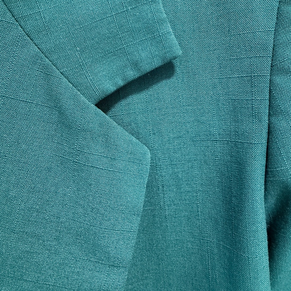 Vintage Teal Blazer Jacket